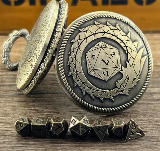 Dice Set Watch Case - D20